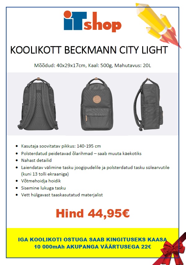 Koolikott Beckmann City Light