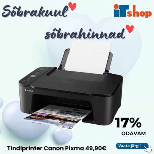 Canon tindiprinter eriti odavalt