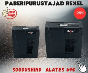 Rexel paberipurustajad soodsalt