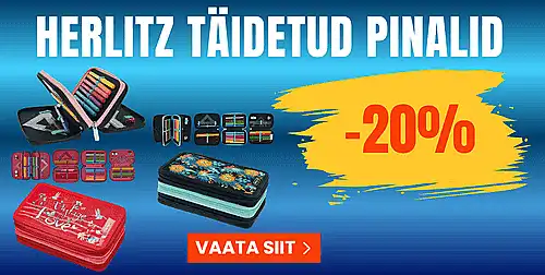 Herlitz eeltäidetud pinalid -20%