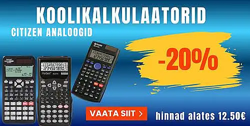 Koolikalkulaatorid -20%